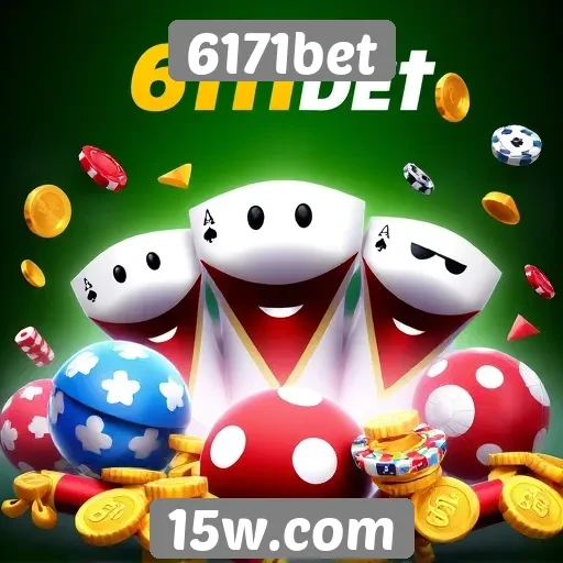 A variedade de jogos disponíveis em 6171bet
